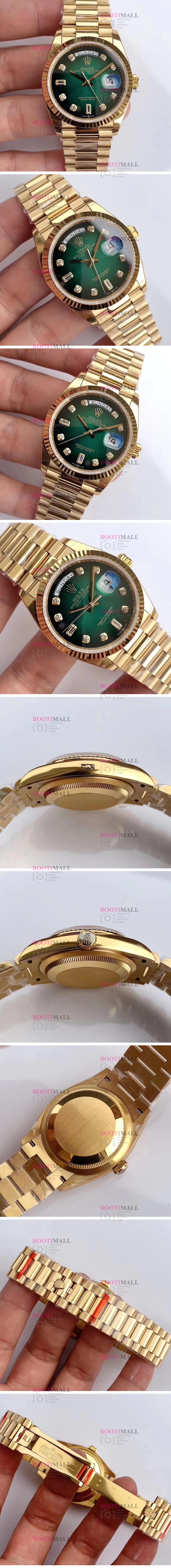 Rolex DAY-DATE Oyster Perpetual DAY.DATE 로렉스 오이스터 퍼페츄얼 데이데이트 골드 128238 1