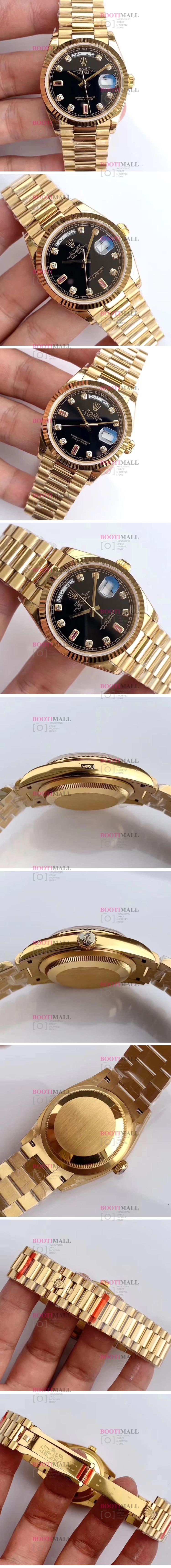 Rolex DAY-DATE Oyster Perpetual DAY.DATE 로렉스 오이스터 퍼페츄얼 데이데이트 골드 128238 1