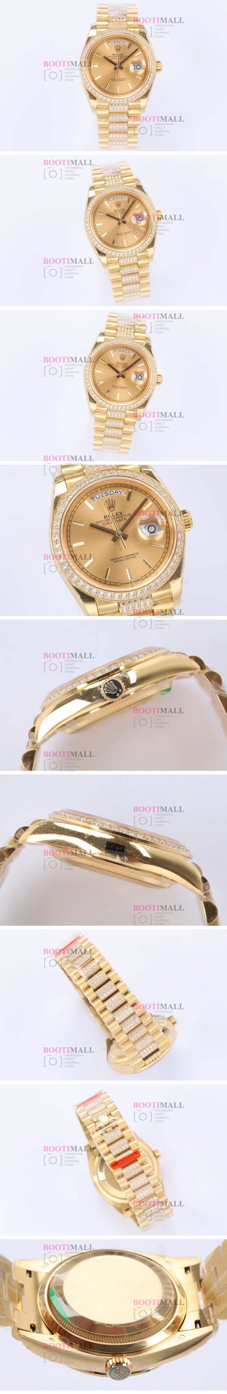 Rolex 로렉스 Oyster Perpetual DAY DATE Gold DIA 228235 오이스터 퍼페츄얼 데이데이트 골드 다이아 1