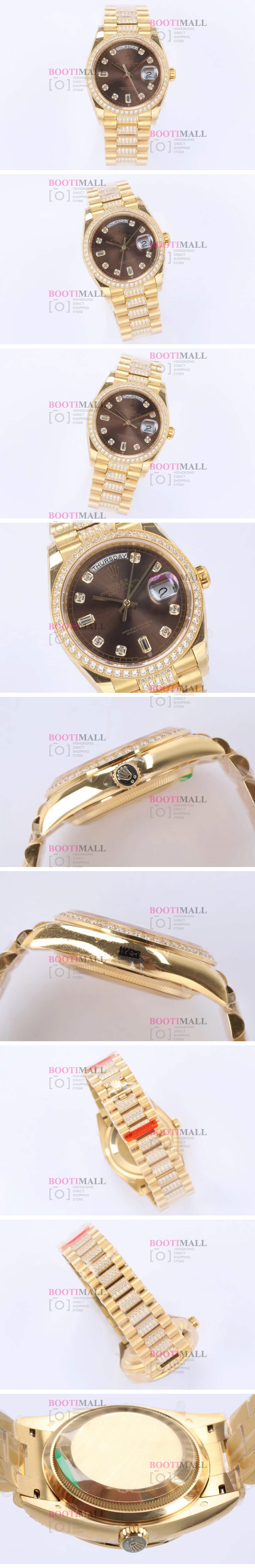 Rolex 로렉스 Oyster Perpetual DAY DATE Gold DIA 228235 오이스터 퍼페츄얼 데이데이트 골드 다이아 1