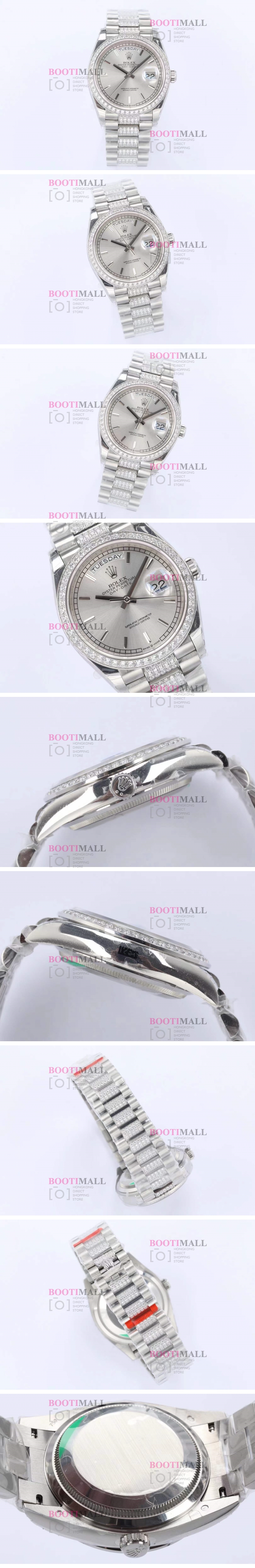 Rolex Oyster Perpetual DAY DATE Silver DIA 228235 로렉스 오이스터 퍼페츄얼 데이데이트 실버 다이아 1