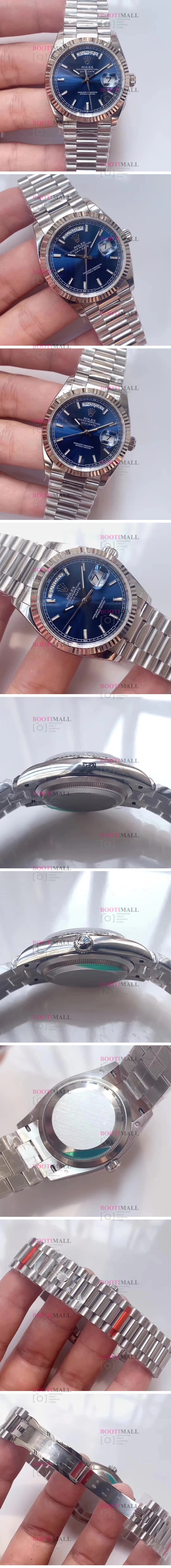 Rolex 로렉스 Oyster Perpetual DAY-DATE 오이스터 퍼페츄얼 데이데이트 실버 128238 1