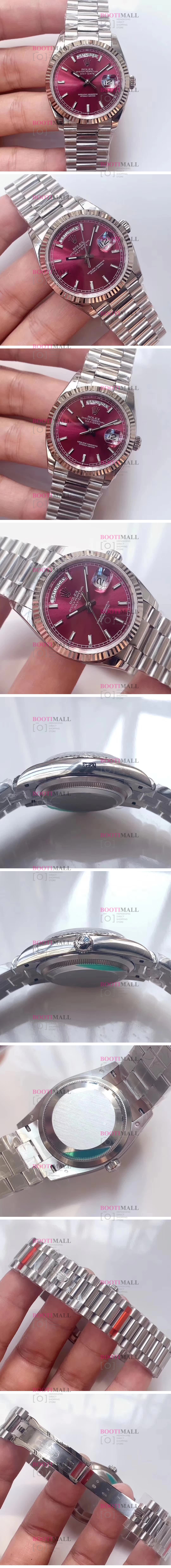 Rolex 로렉스 Oyster Perpetual DAY-DATE 오이스터 퍼페츄얼 데이데이트 실버 128238 1