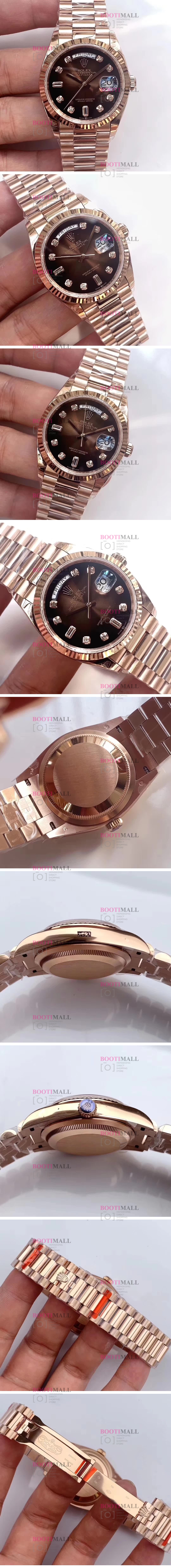 Rolex 로렉스 Oyster Perpetual DAY-DATE 오이스터 퍼페츄얼 데이데이트 로즈골드 128238 1