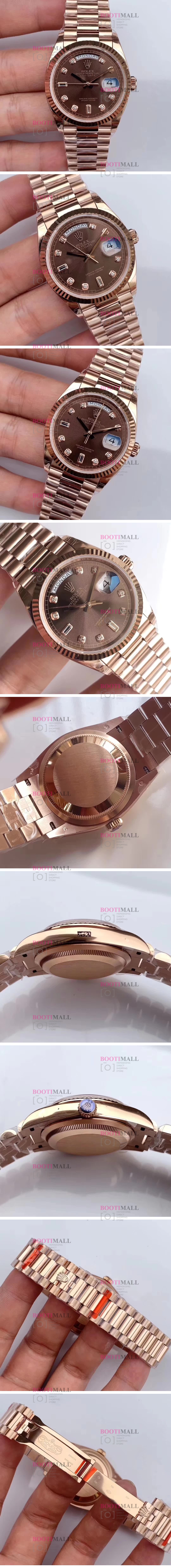 Rolex 로렉스 Oyster Perpetual DAY-DATE 오이스터 퍼페츄얼 데이데이트 로즈골드 128238 1