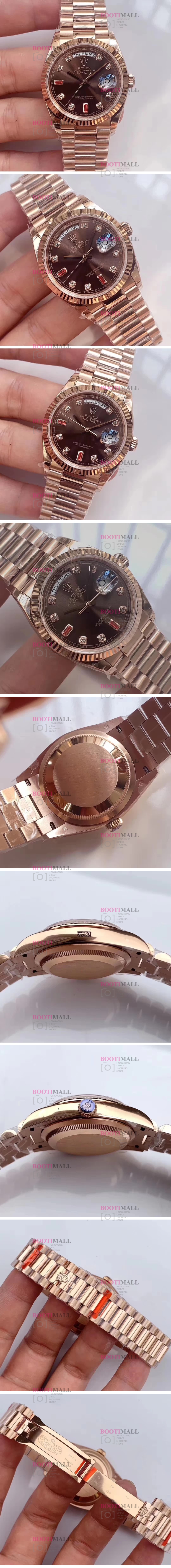 Rolex 로렉스 Oyster Perpetual DAY-DATE 오이스터 퍼페츄얼 데이데이트 로즈골드 128238 1