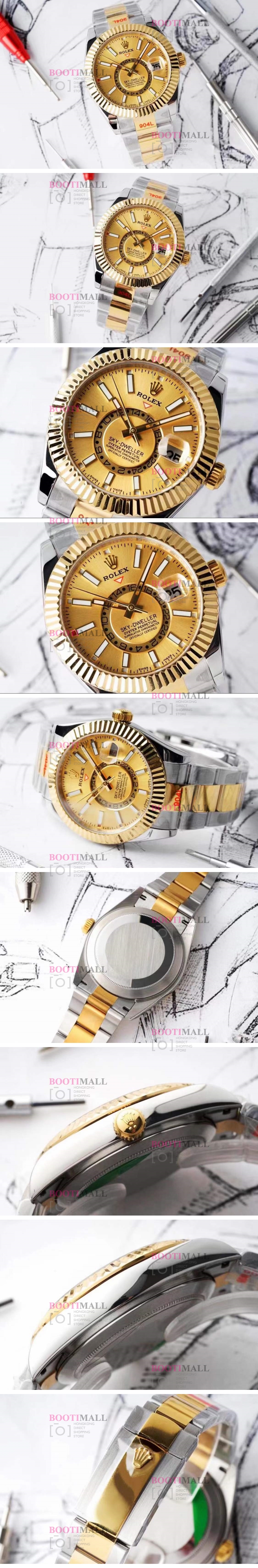 Rolex Sky-Dweller 326934 Gold Dial 42mm - 로렉스 스카이드웰러 326934 골드 1