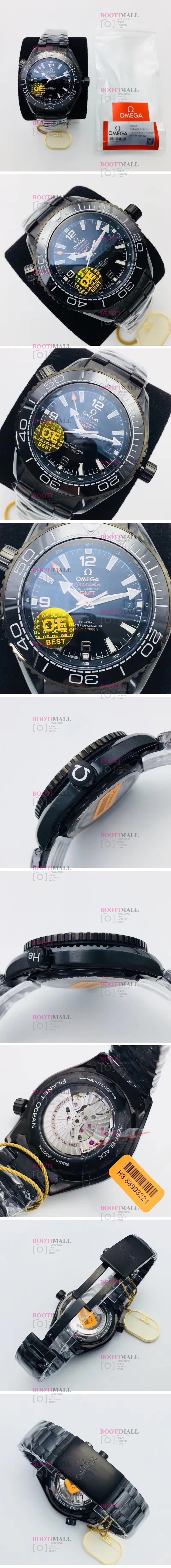 Omega Seamaster Planet Ocean 600m Chrono Gmt 45,5mm Black 오메가 씨마스터 플래닛오션 크로노 지엠티 블랙 1