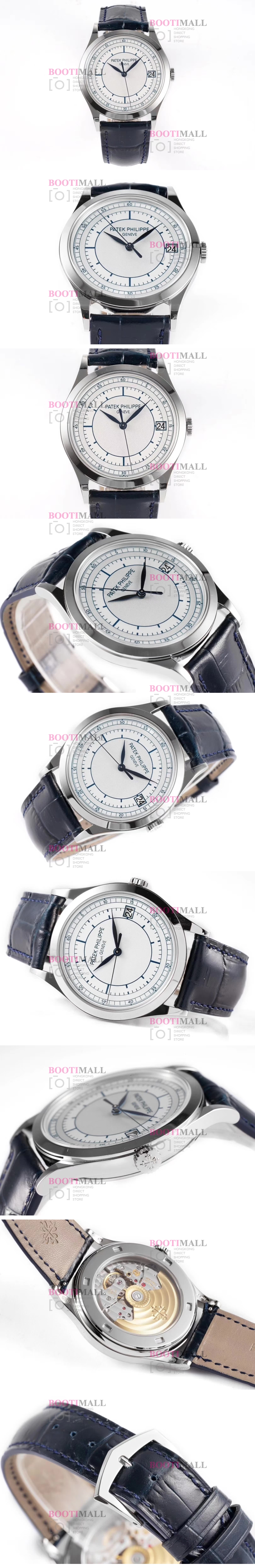 Patek Philippe Calatrava 18K White Gold 5296g Men's Watch 파텍필립 칼라트라바 화이트골드 오토매틱 워치 1