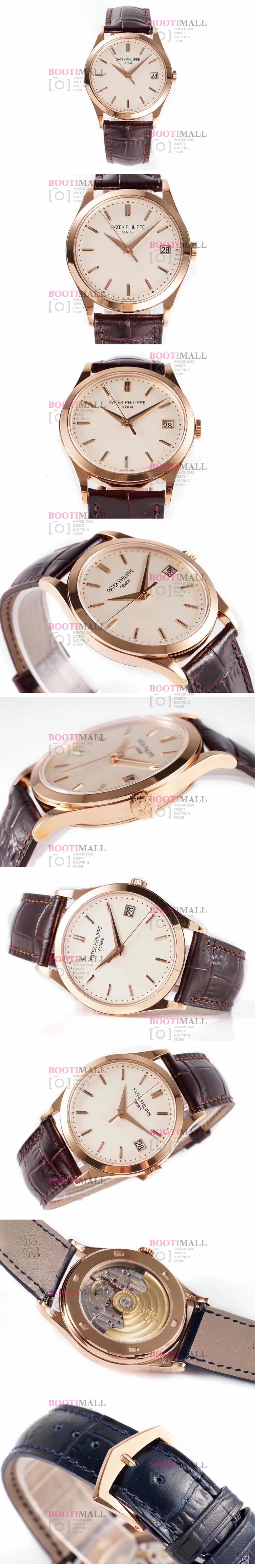 Patek Philippe Calatrava 18K White Gold 5296g Men's Watch 파텍필립 칼라트라바 골드 오토매틱 워치 1