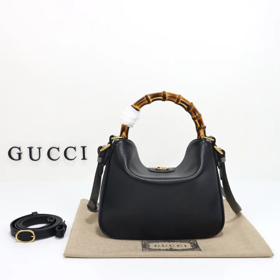 GUCCI 다이애나 스몰 숄더 블랙 #746251.JPG