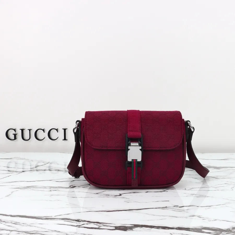 GUCCI GG 점보 미니백 레드 #802100.JPG