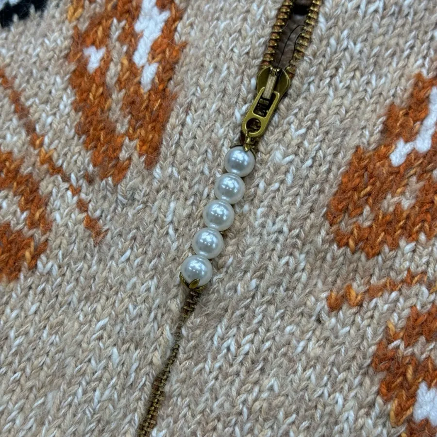 Louis Vuitton 루이비통 자수 니트 허리 집업 가디건 [가격문의상품입니다] 10