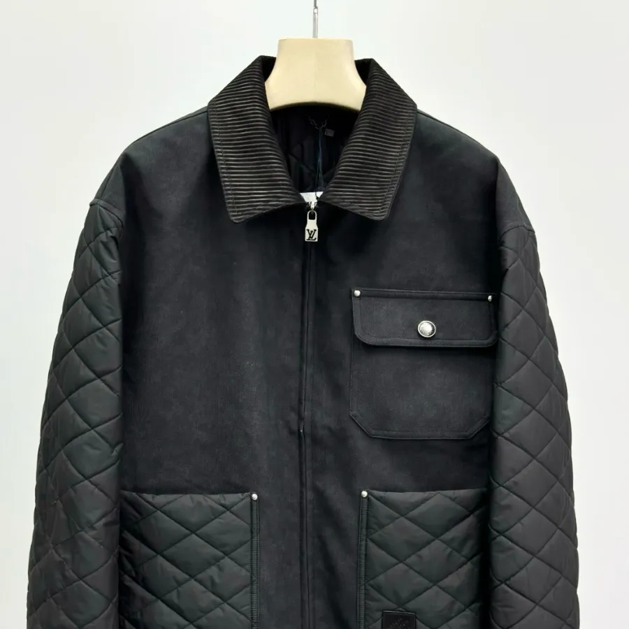 LV x Nigo FW25 콜라보 남성 퀼팅 포켓 집업 자켓 7