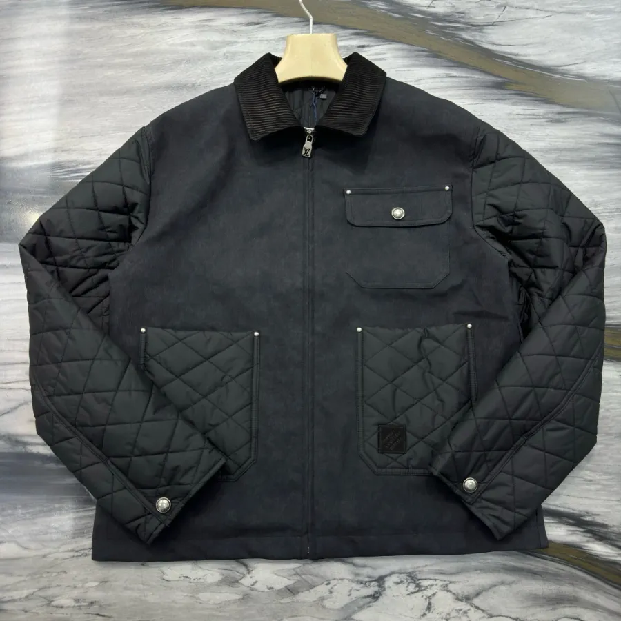 LV x Nigo FW25 콜라보 남성 퀼팅 포켓 집업 자켓 8
