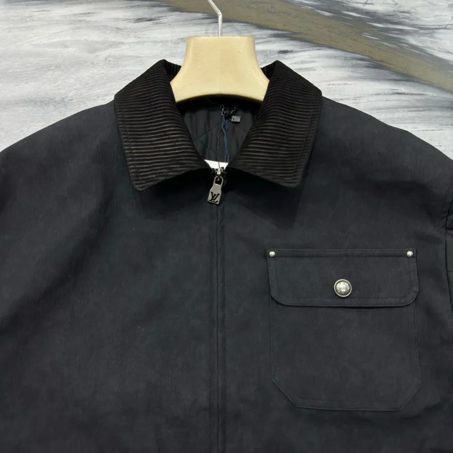 LV x Nigo FW25 콜라보 남성 퀼팅 포켓 집업 자켓 9