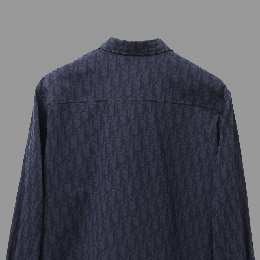 DIOR 로고 올오버 로고 자가드 셔츠 (Dior Oblique 패턴 시리즈) 7