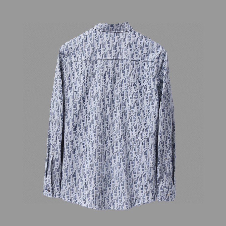 DIOR 로고 올오버 로고 자가드 셔츠 (Dior Oblique 패턴 시리즈) 3
