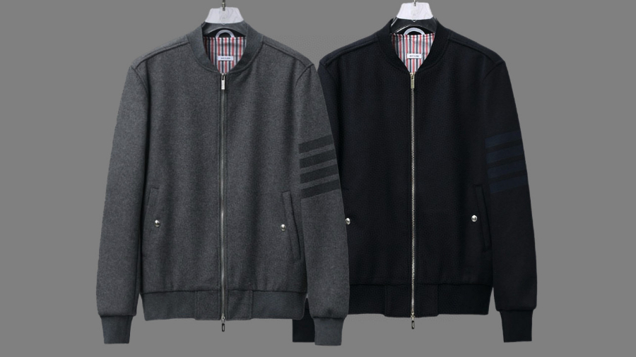 Thom Browne 톰 브라운 TB 니트 울 야구 점퍼 1