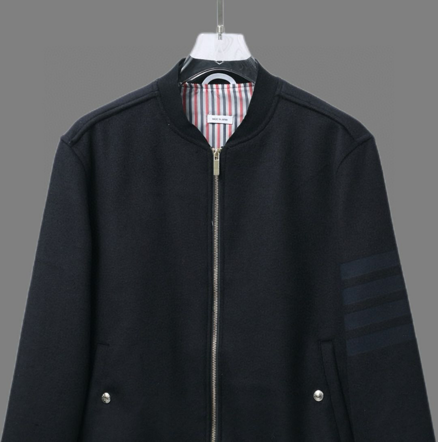 Thom Browne 톰 브라운 TB 니트 울 야구 점퍼 4