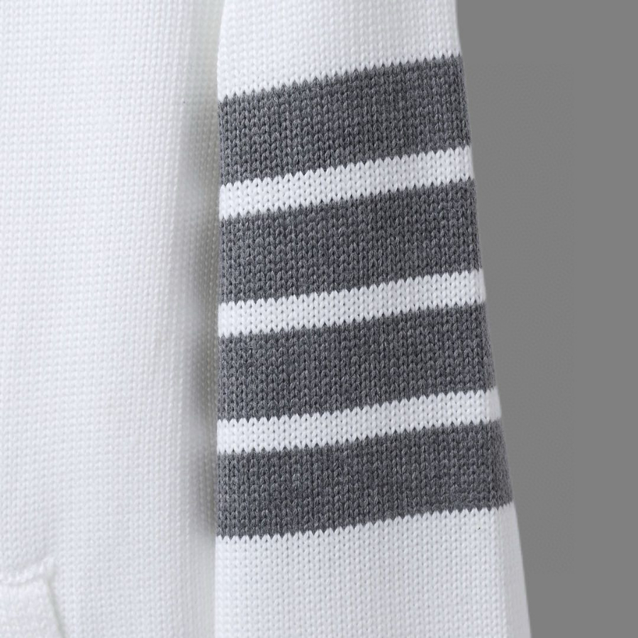 Thom Browne TB 요트 자수 순모 니트 후드 집업 7