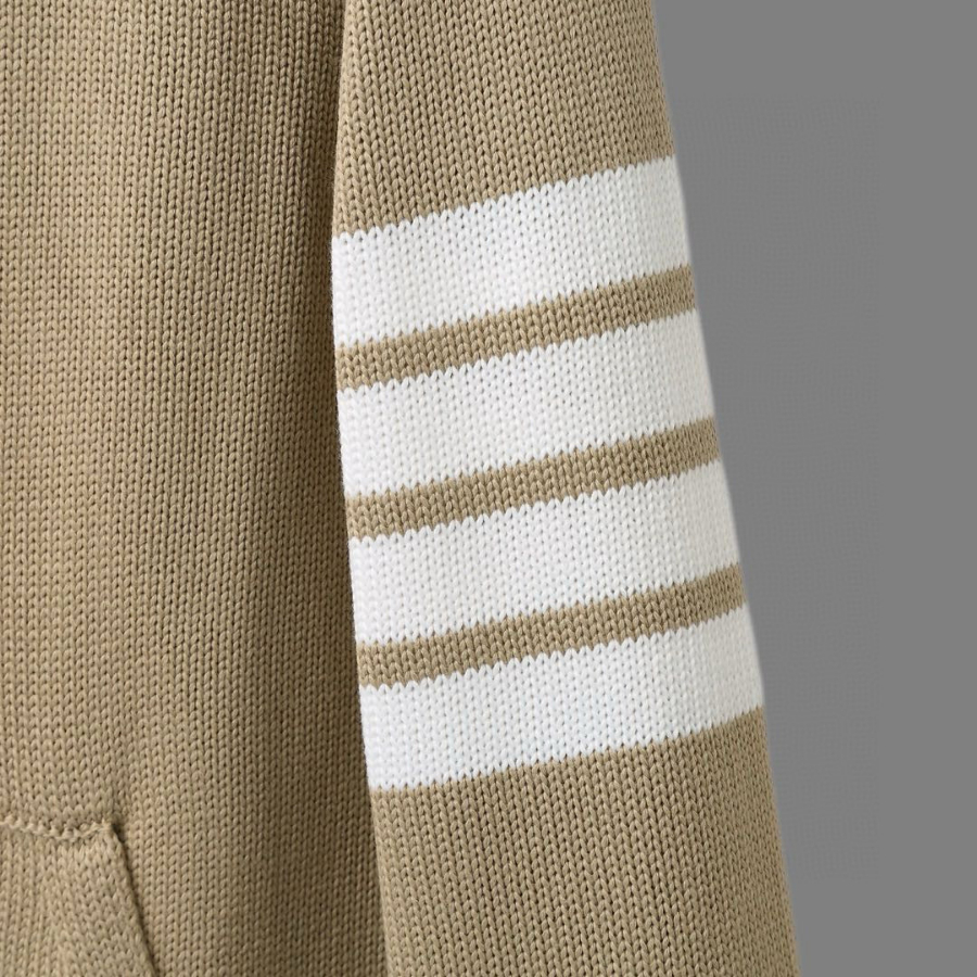 Thom Browne TB 요트 자수 순모 니트 후드 집업 7