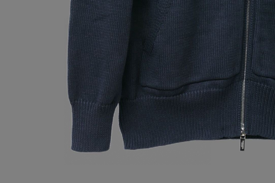 Thom Browne TB 요트 자수 순모 니트 후드 집업 8