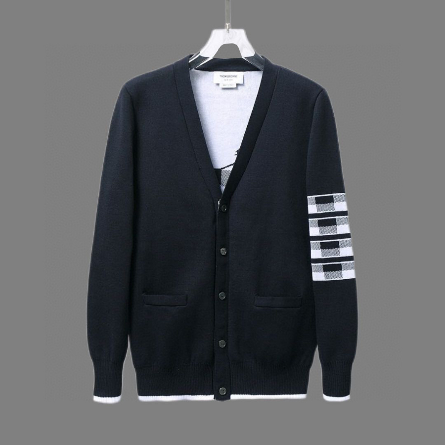 Thom Browne TB 강아지 자수 순모 가디건 (프리미엄 버전) 2