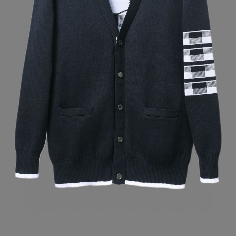 Thom Browne TB 강아지 자수 순모 가디건 (프리미엄 버전) 7