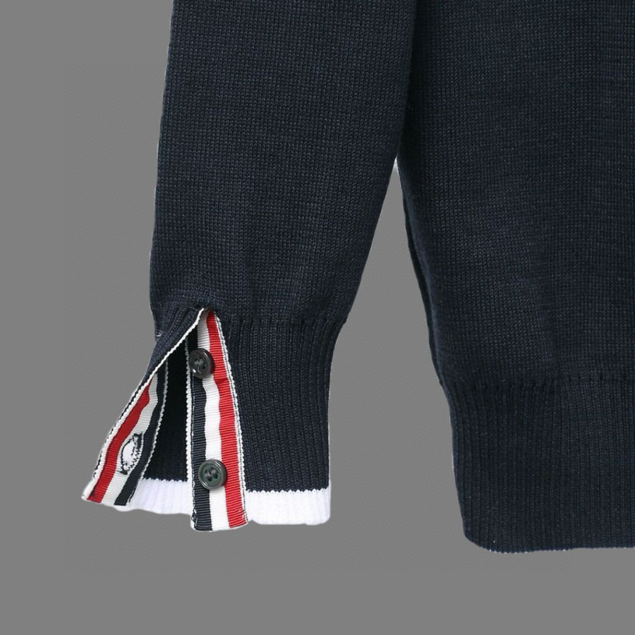 Thom Browne TB 강아지 자수 순모 가디건 (프리미엄 버전) 10