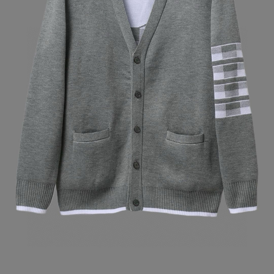 Thom Browne TB 강아지 자수 순모 가디건 (프리미엄 버전) 8