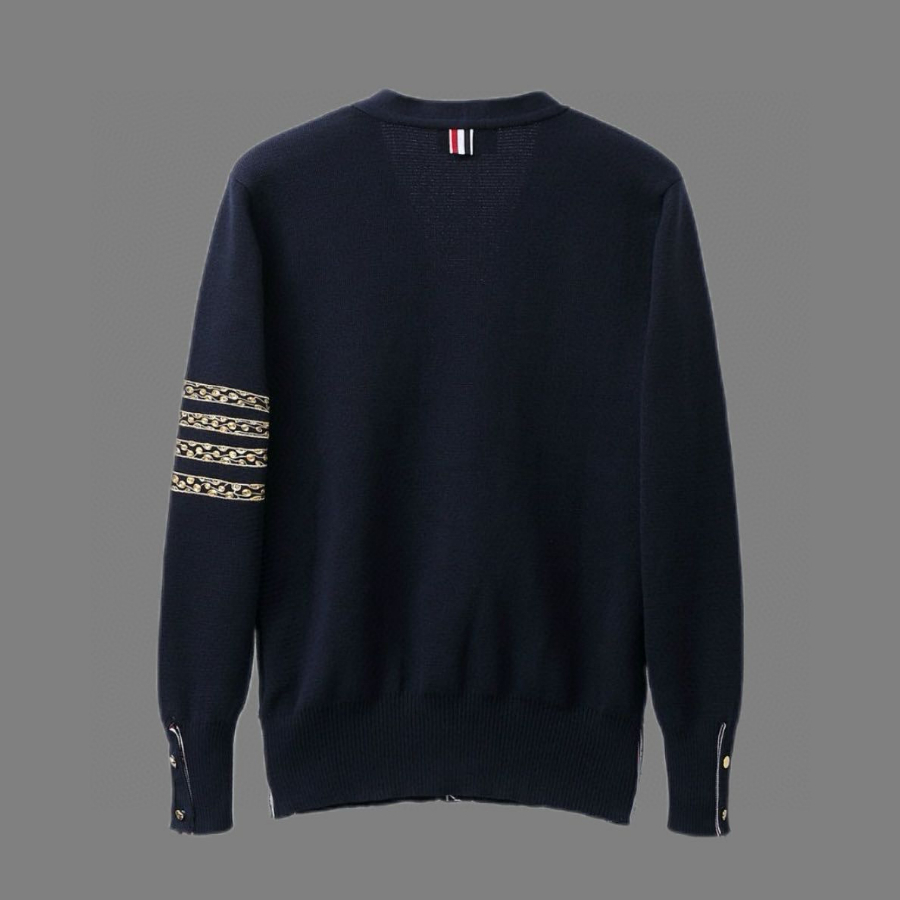 Thom Browne TB 스네이크 한정판 순모 가디건 (프리미엄 버전) 4