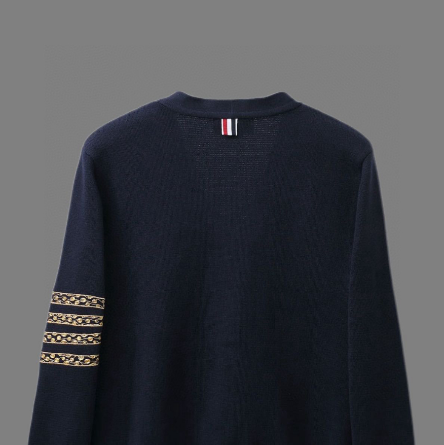 Thom Browne TB 스네이크 한정판 순모 가디건 (프리미엄 버전) 8