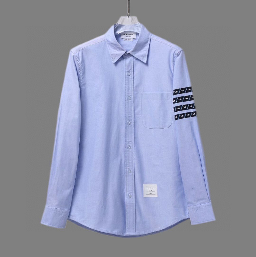 Thom Browne 톰브라운 고래 자수 셔츠 (프리미엄 버전) 4