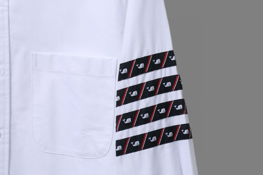 Thom Browne 톰브라운 고래 자수 셔츠 (프리미엄 버전) 8