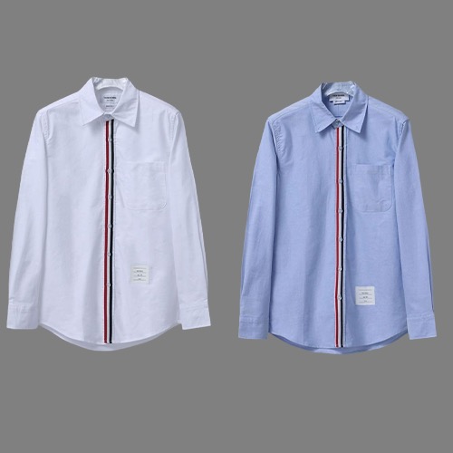 Thom Browne 톰브라운 스타일 니트 밴드 셔츠 2