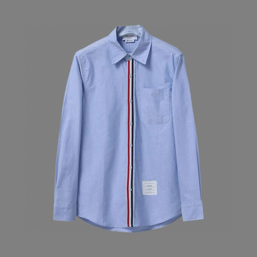 Thom Browne 톰브라운 스타일 니트 밴드 셔츠 5