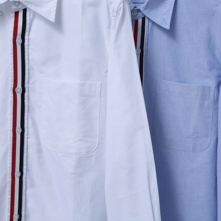 Thom Browne 톰브라운 스타일 니트 밴드 셔츠 7
