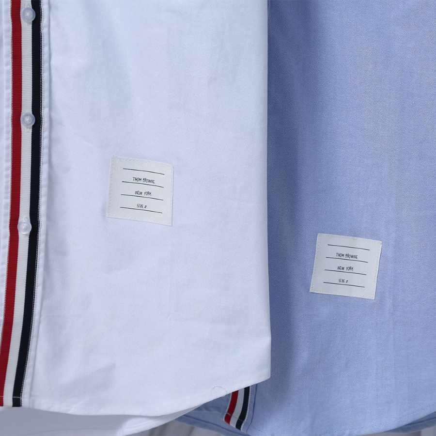 Thom Browne 톰브라운 스타일 니트 밴드 셔츠 8