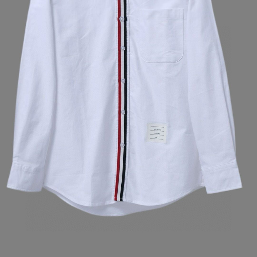Thom Browne 톰브라운 스타일 니트 밴드 셔츠 12