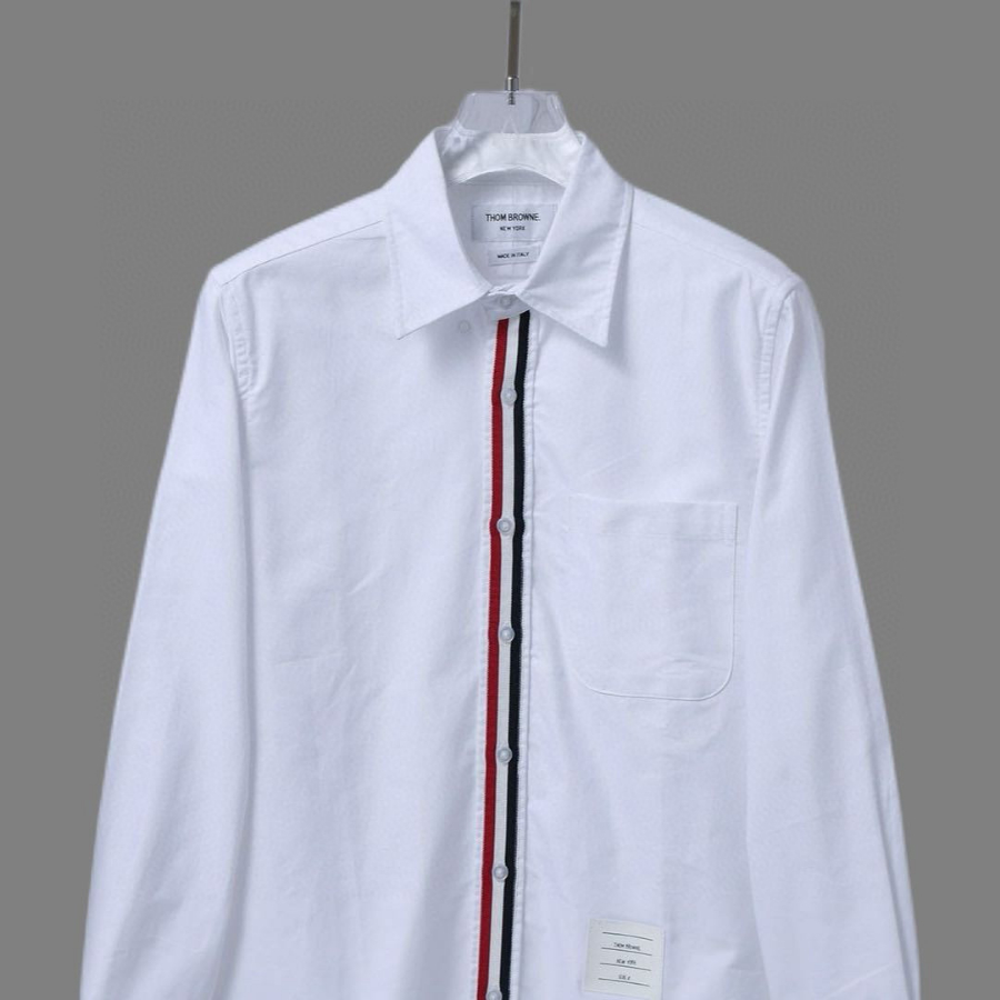 Thom Browne 톰브라운 스타일 니트 밴드 셔츠 11