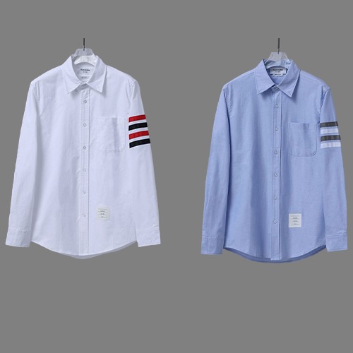 THOM BROWNE 톰브라운 TB 더블 색상 소매 띠 셔츠 3