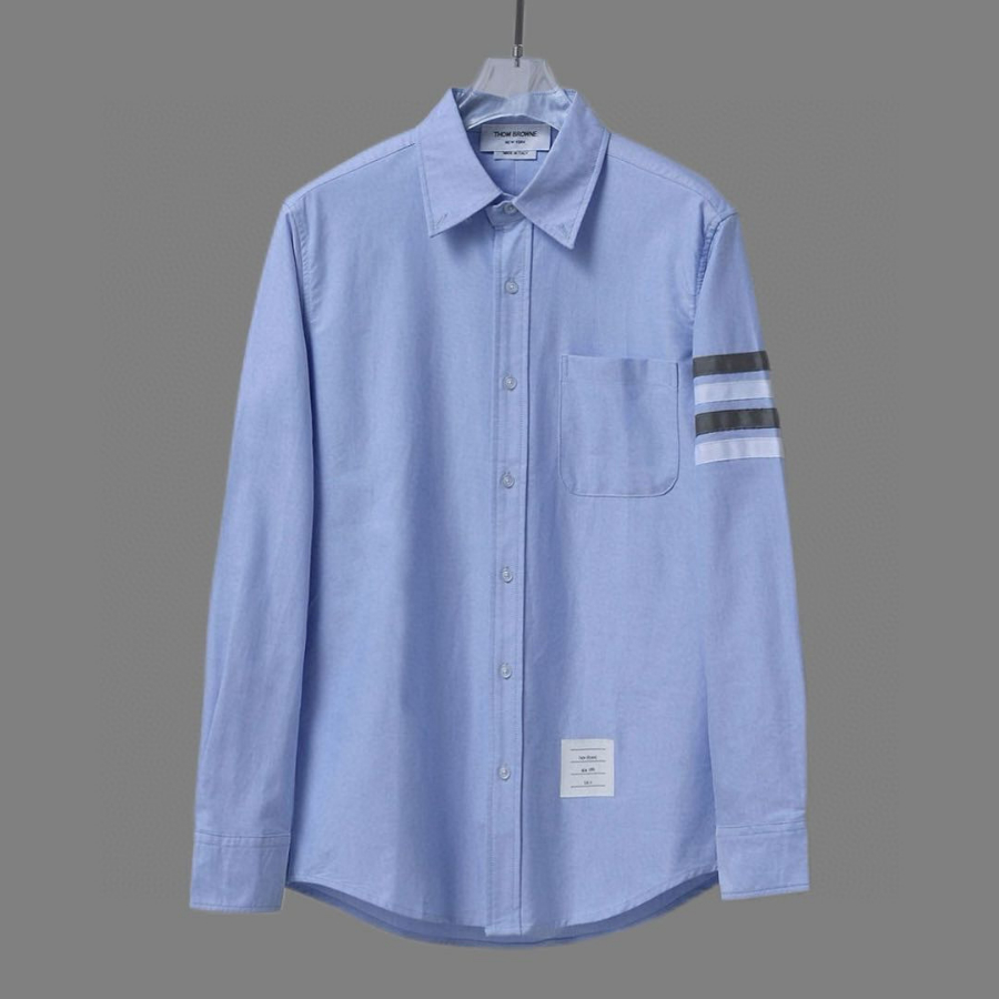 THOM BROWNE 톰브라운 TB 더블 색상 소매 띠 셔츠 6