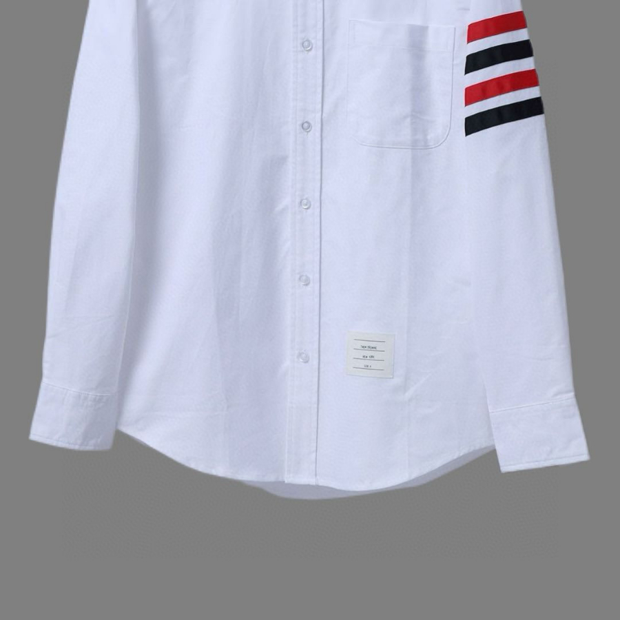 THOM BROWNE 톰브라운 TB 더블 색상 소매 띠 셔츠 12