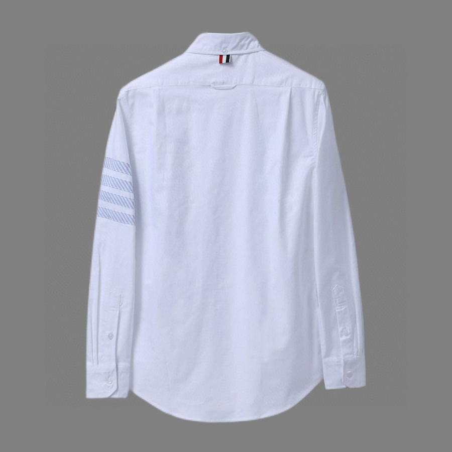 Thom Browne 톰브라운 스타일 사선 스트라이프 소매 셔츠 4
