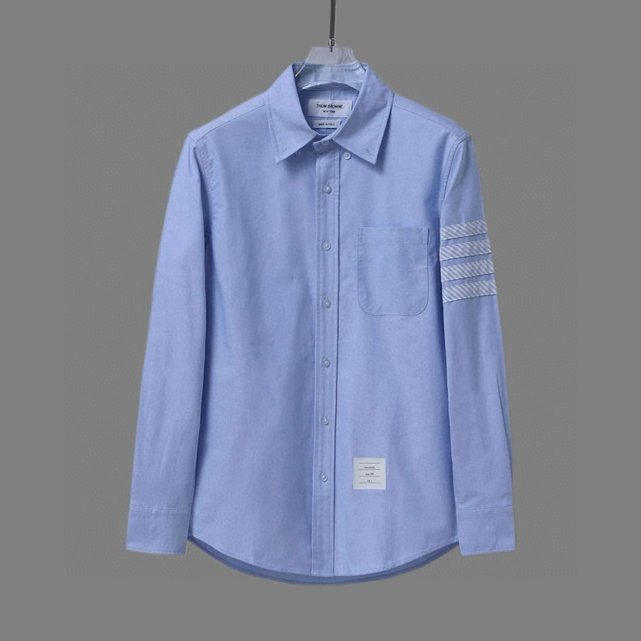 Thom Browne 톰브라운 스타일 사선 스트라이프 소매 셔츠 5