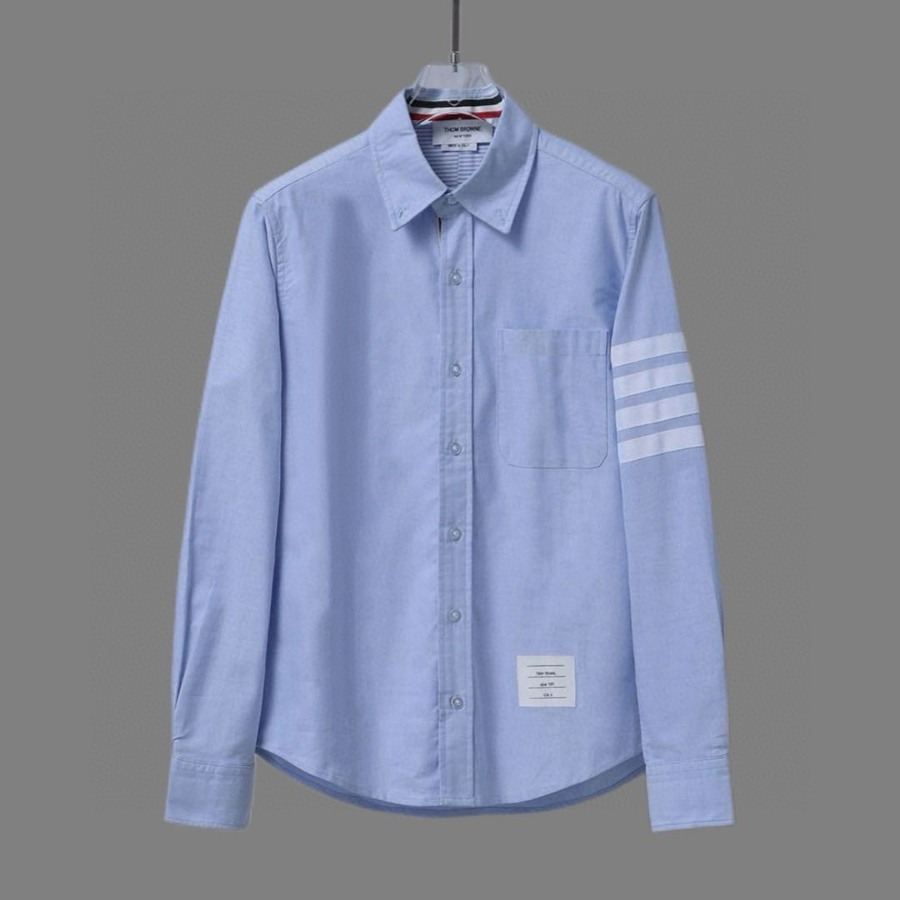 THOM BROWNE 톰브라운 TB 화이트 소매 라인 셔츠 3