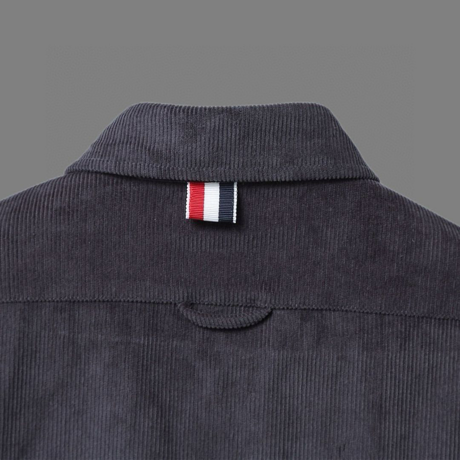 Thom Browne 톰브라운 스타일 코듀로이 소매 밴드 셔츠 자켓 8