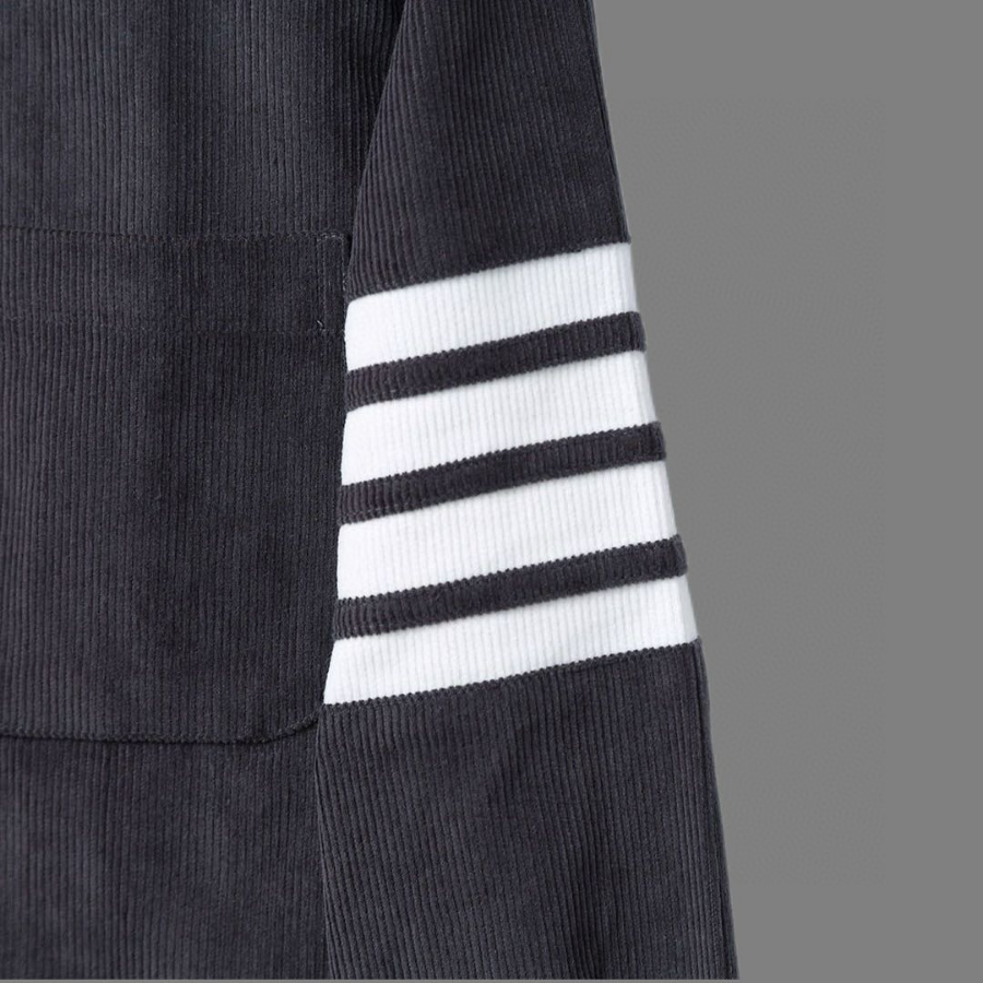 Thom Browne 톰브라운 스타일 코듀로이 소매 밴드 셔츠 자켓 9