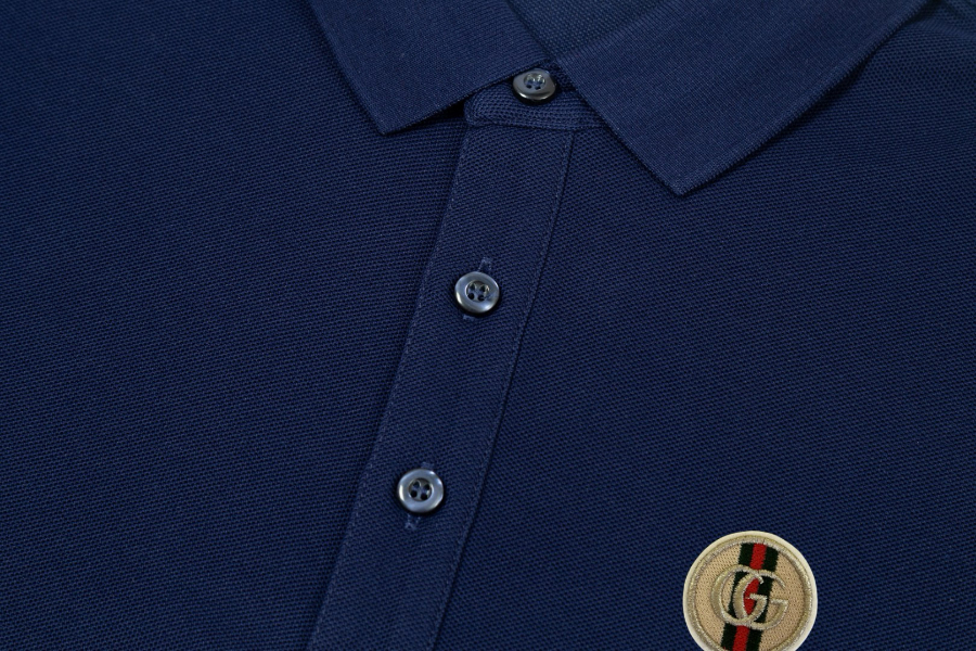 GUCCI 구찌 25SS 남성 코튼 엠블럼 긴팔 폴로 셔츠 5